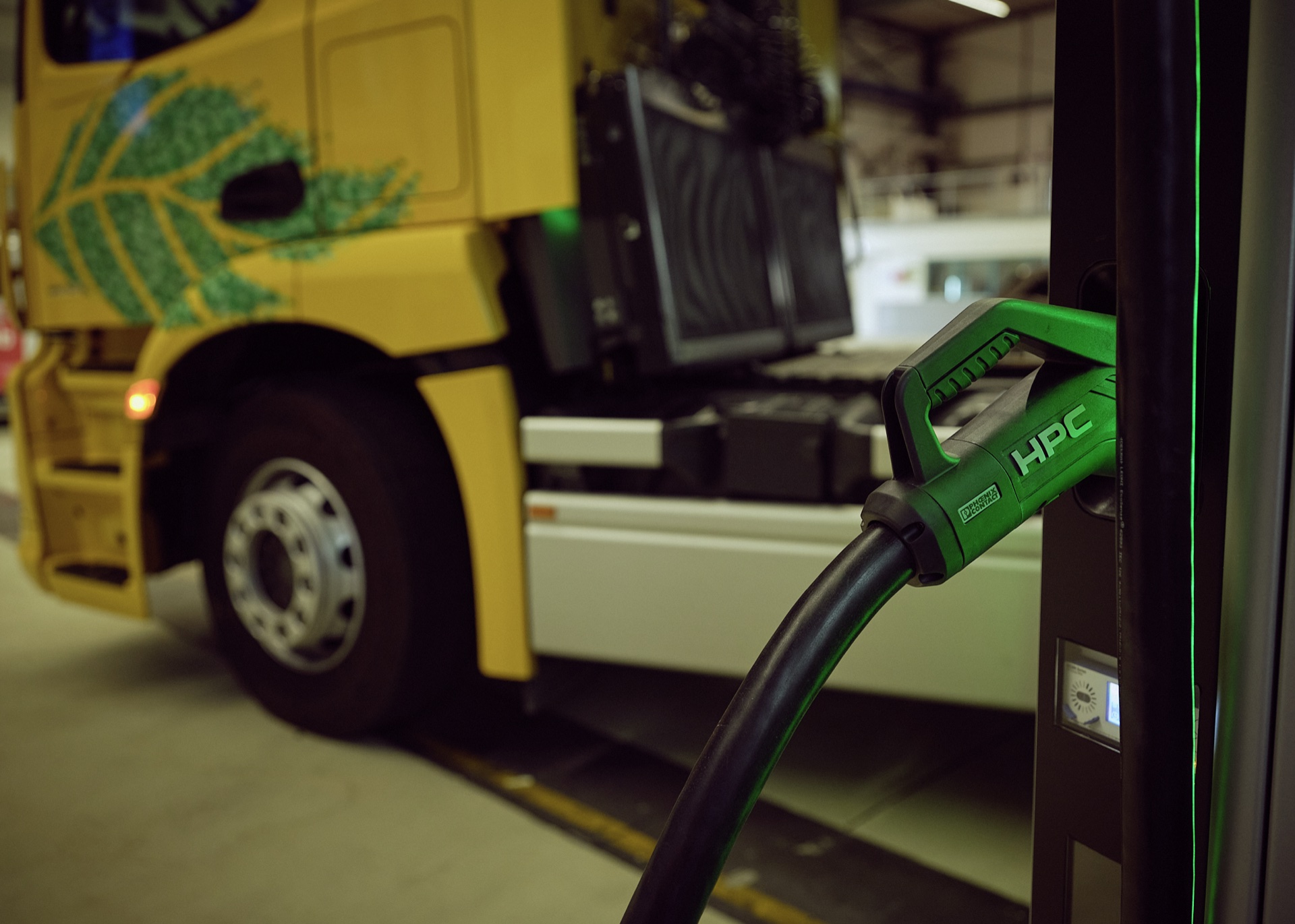 Electric truck charging at E.ON infrastructure